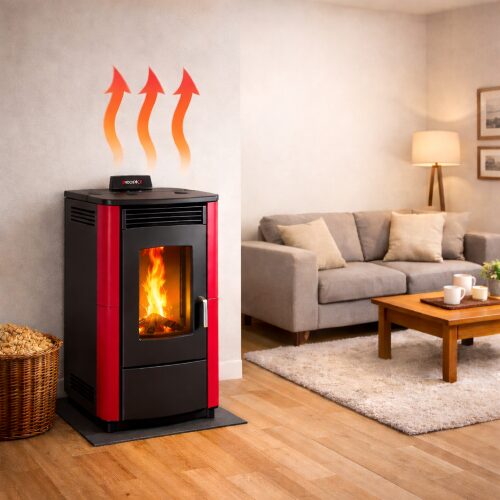 Poêle ventilé à granulés