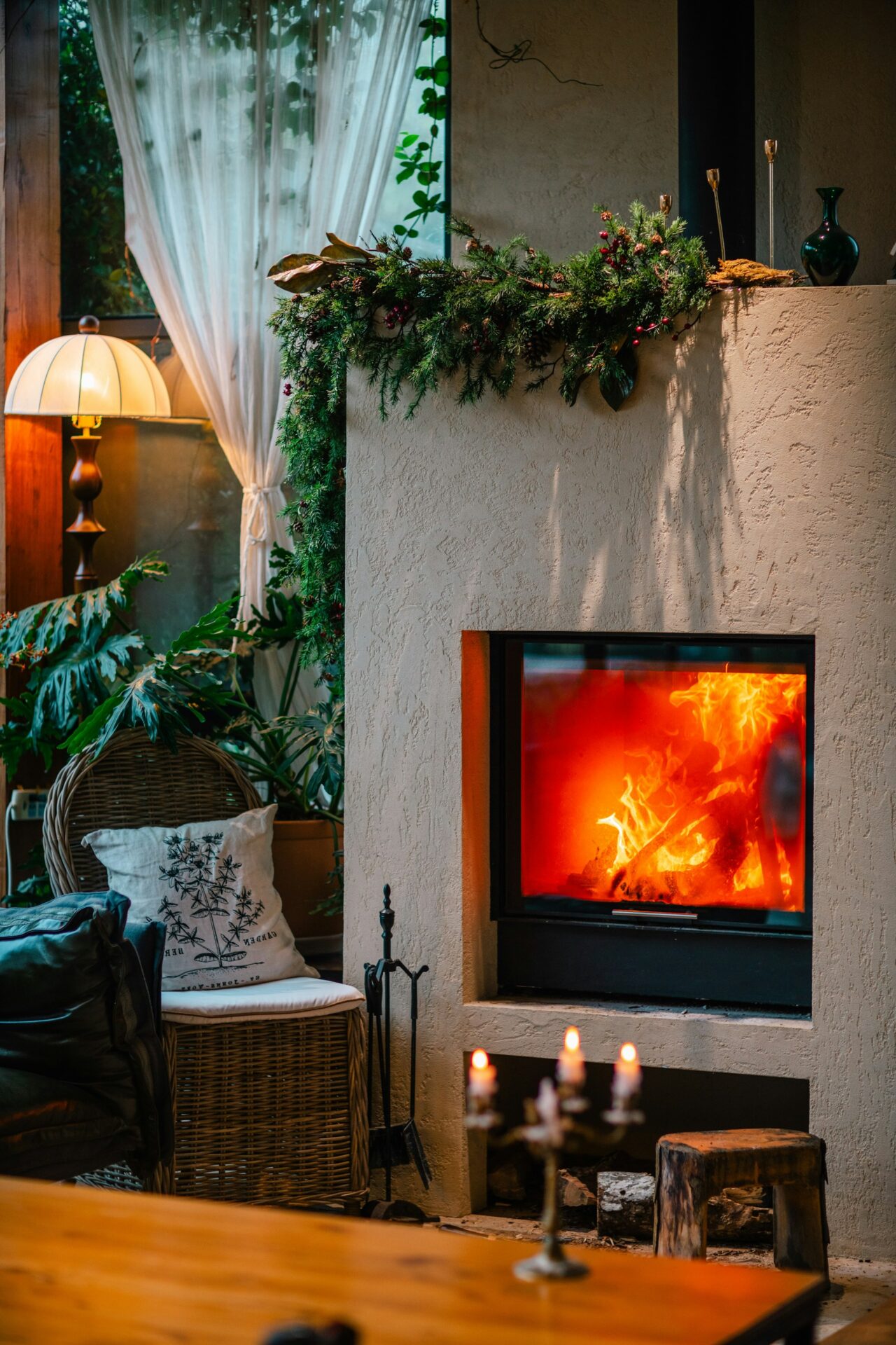 Feu de cheminée